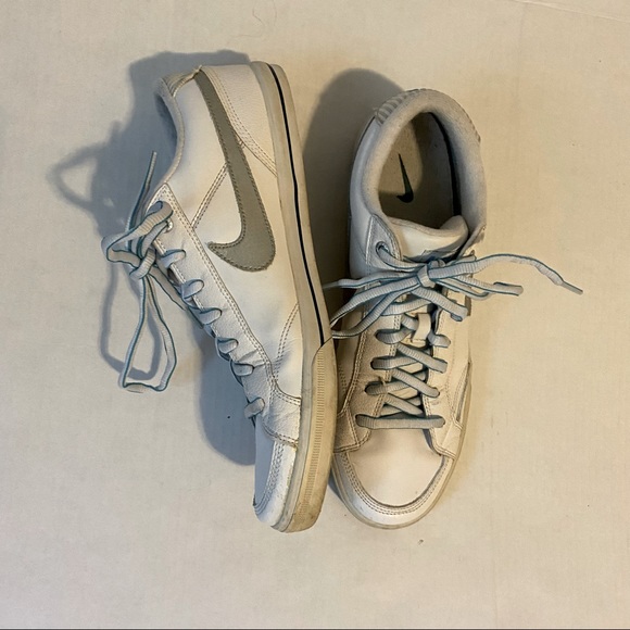 Nike mens Capri retro sneakers blue white silver size 11 - Picture 5 of 11